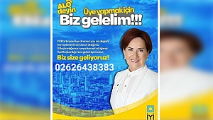 İyi Parti'den evlere üye servisi