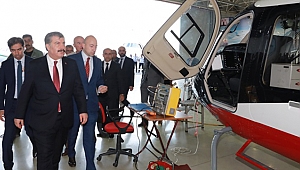 Koca, hava ambulanslarını denetledi