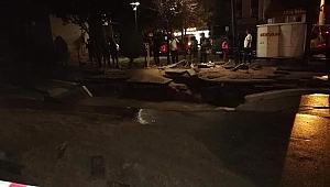 O şebeke hattı yine patladı