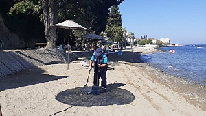 Plajlar her gün bakımdan geçiyor