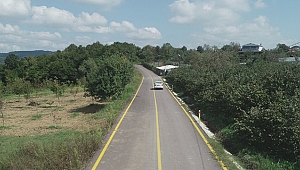 Sapakpınar köy yoluna neşter