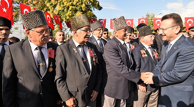 Vali Aksoy, gazilerimizi unutmadı