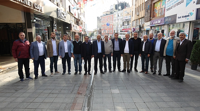 Büyükgöz, Eskiçarşı esnafıyla buluştu