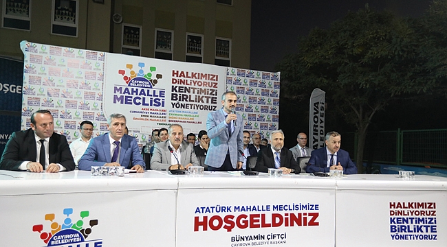 Çiftçi, Atatürk Mahallesi sakinlerini dinledi