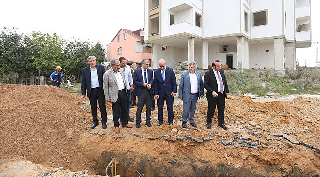 Çiftçi'den İSU çalışmalarına yakın takip