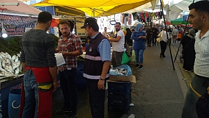 Darıca'da balık tezgahlarına sıkı denetim