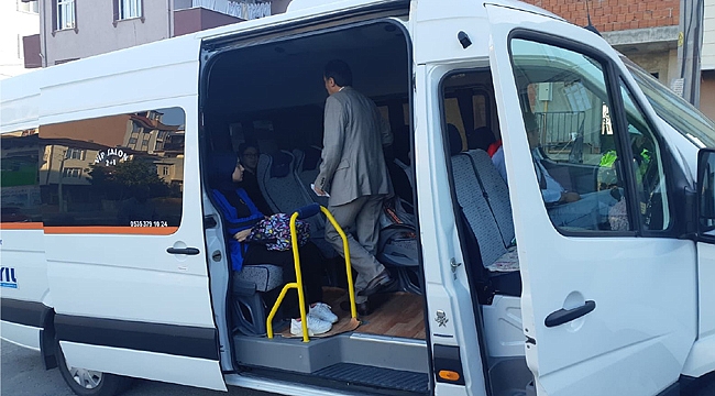 Gebze'de okul servislerine denetim