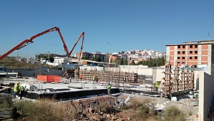 Gebze'deki spor kompleksi yükseliyor