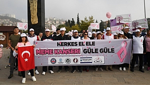 Kocaeli’nde meme kanserine karşı farkındalık yürüyüşü