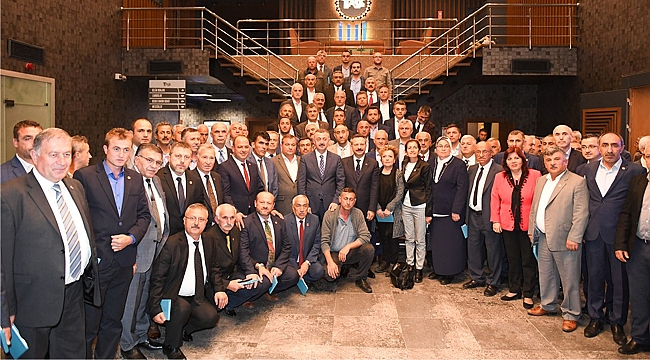 Kocaeli protokolü muhtarlarla buluştu
