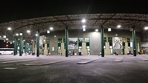 Otobüs terminaline tasarruflu aydınlatma