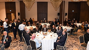 Vali Aksoy, gazileri yemekte ağırladı