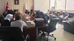 Yataklı servis sorumluları değerlendirme yaptı