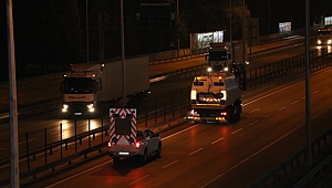 Yol kenarları gece gündüz temizleniyor