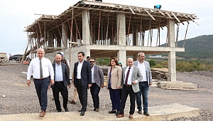 Balçık Mezarlığı Hizmet Binası’na sona yaklaşıldı