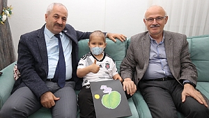 Başkan Büyükgöz, Tarık'a moral aşıladı