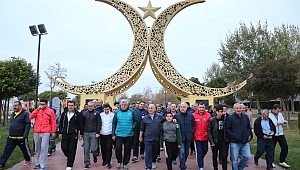 Darıca ailesi sağlık için yürüyor