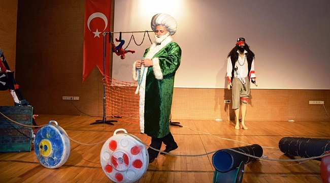 Dilovalı çocuklar, ‘Nasrettin Hoca’ ile güldü