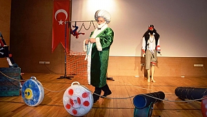 Dilovalı çocuklar, ‘Nasrettin Hoca’ ile güldü