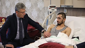 Ellibeş'ten Gazi Ural'a moral ziyareti