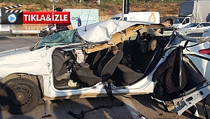 Şekerpınar'da feci kaza: 3 yaralı