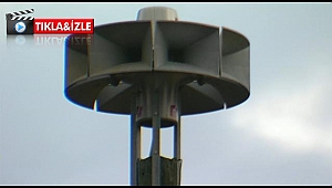 Sirenler 10 Kasım provası için çaldı