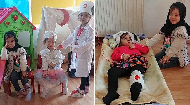Tiyatro ile Kızılay’ın önemini öğrettiler