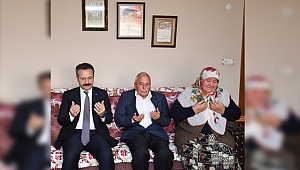Vali Aksoy'dan şehit ailelerine ziyaret
