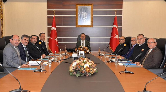Vali Aksoy ile asayiş berkemal