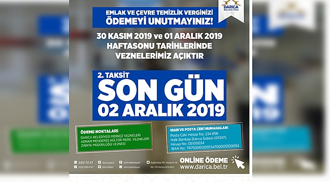 Vergilerinizi ödeyin!.