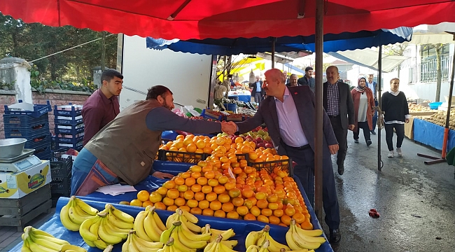 Yenikent Pazarı’nda tezgahlar açıldı