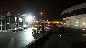 Alaettin Kurt Stadı'nda Erdoğan hazırlığı