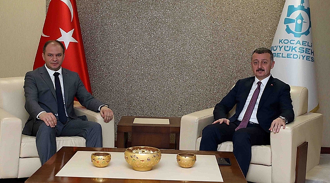 Büyükakın, Moldovalı mevkidaşını ağırladı