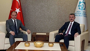 Büyükakın, Moldovalı mevkidaşını ağırladı