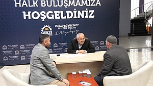 Büyükgöz, vatandaştan kopmuyor