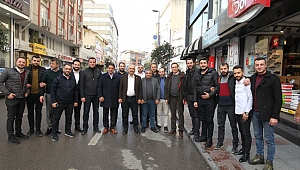 Büyükgöz, Yeni Çarşı esnafını dinledi