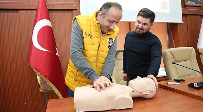Darıca Belediyesi'nden ilk yardım eğitimi