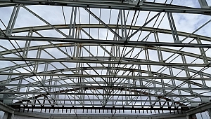 Darıca’daki dev spor salonunun çatısı kapanıyor