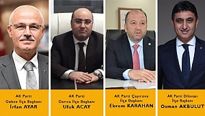 Değişim sırası ilçe başkanlarında