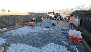 Emek Mahallesi'nde üst yapı çalışmaları sürüyor