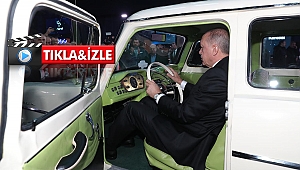 Erdoğan, Gebze'de Devrim aracını inceledi