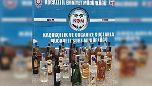 Gebze'de kaçak içki operasyonu