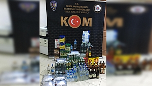 Gebze'den kaçak içki fışkırıyor