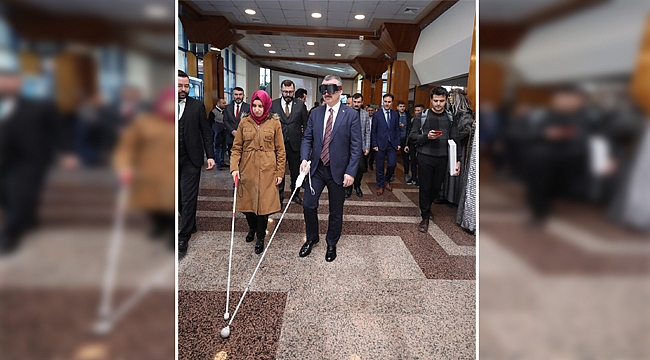 "Gözümüze bant takıp engellileri anlayamayız"