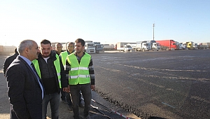 Kamyoncular tozdan kurtuluyor