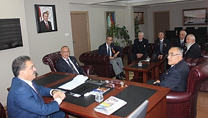 Kaymakam Güler, gazileri makamında ağırladı