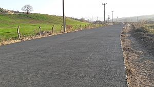 Kocaeli'nin köy yolları gelişiyor