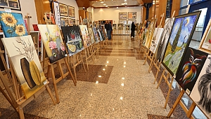 Kursiyerlerin eserlerine vatandaşlardan tam not