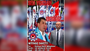Türk Metal Gebze'de miting yapacak