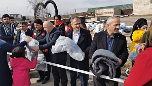 Acıyı yerinde paylaştılar